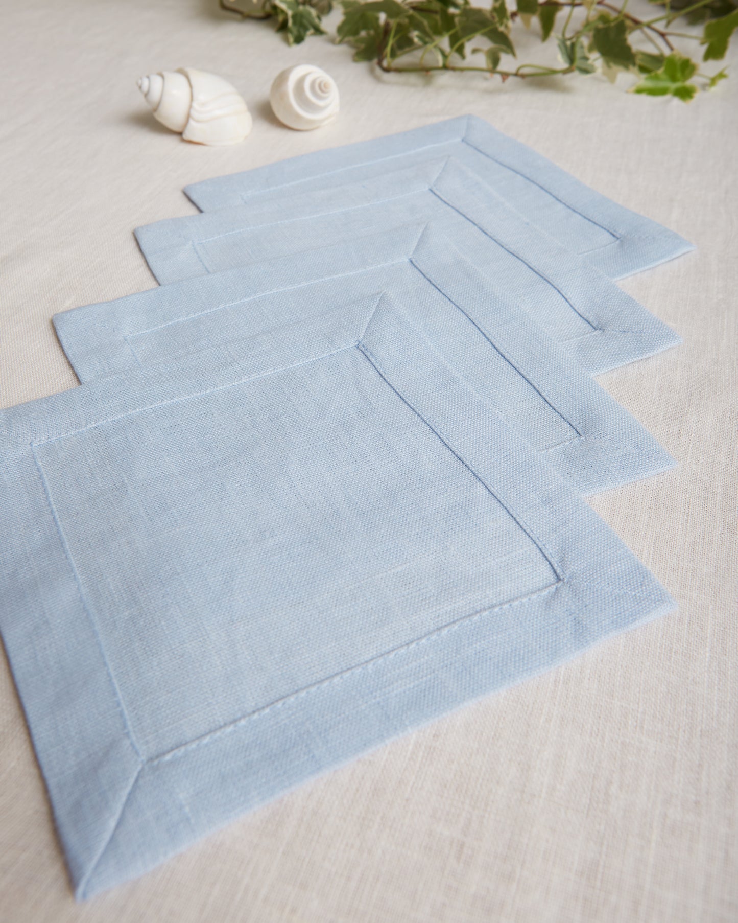 Linen Square Coasters