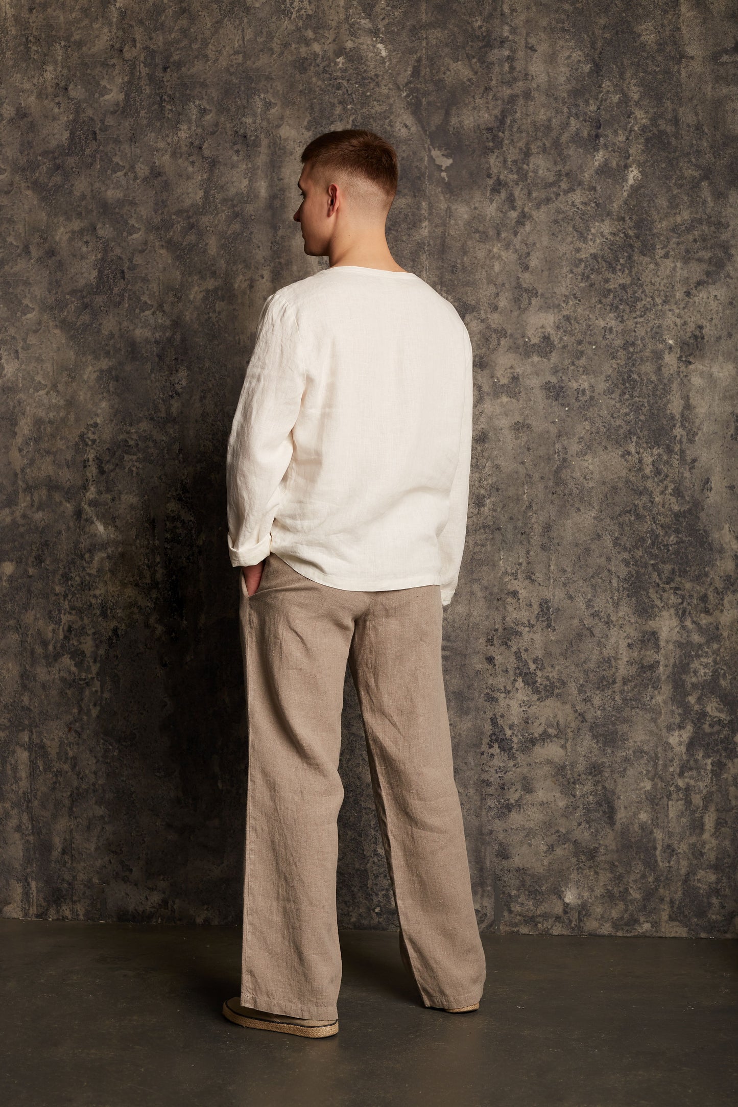 Linen Natural Trouser SIMPLICITY for Men