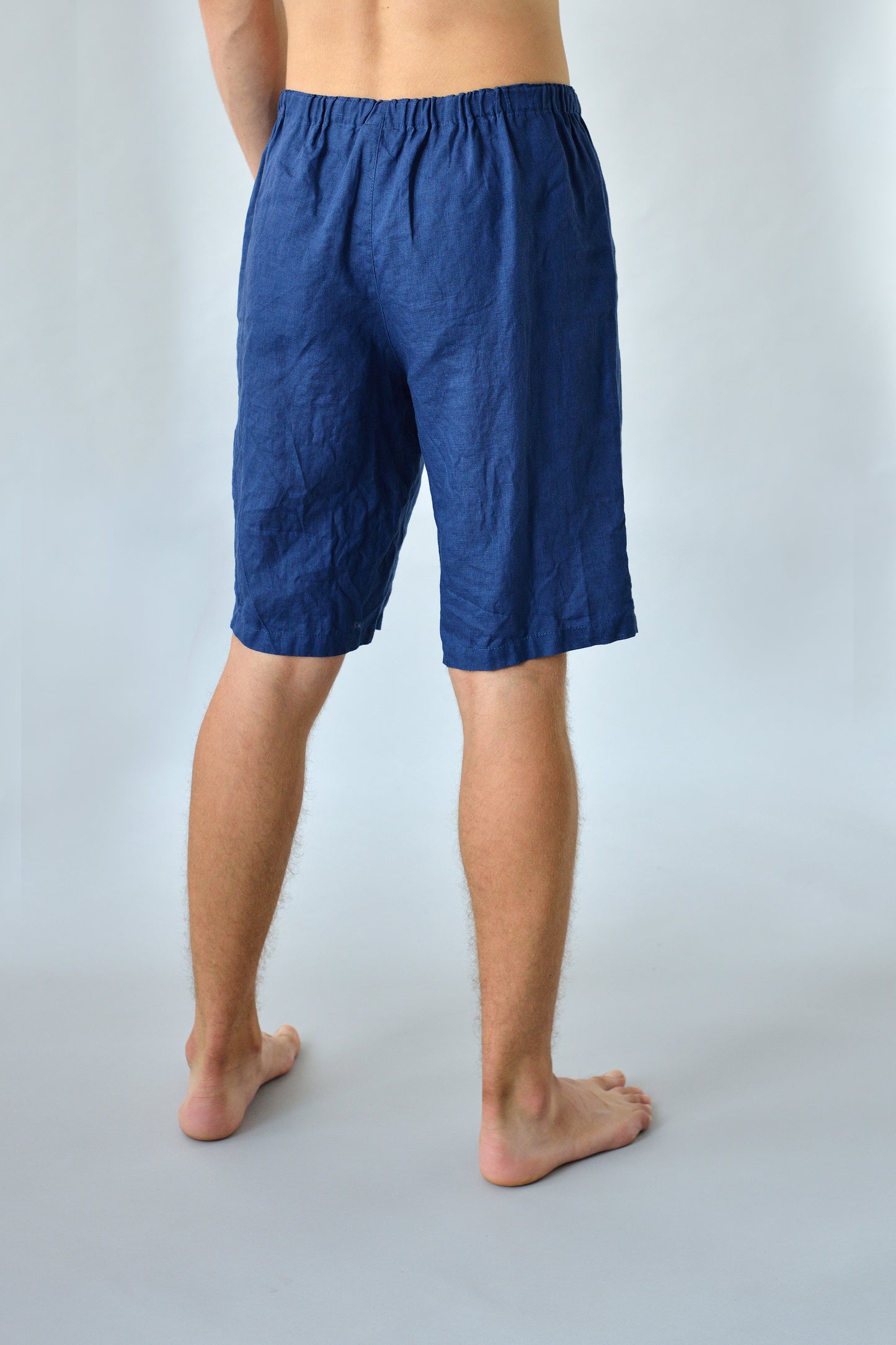 Pure Linen Loose Sleep Shorts for Men