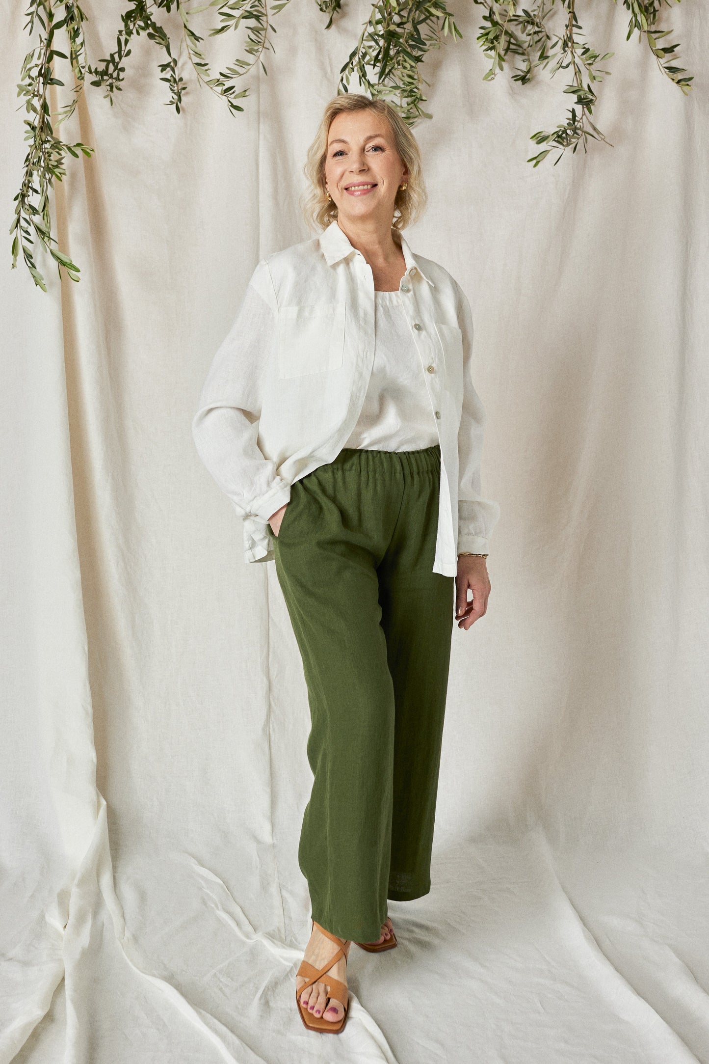 Linen Top ELLA-2 in Various Colors
