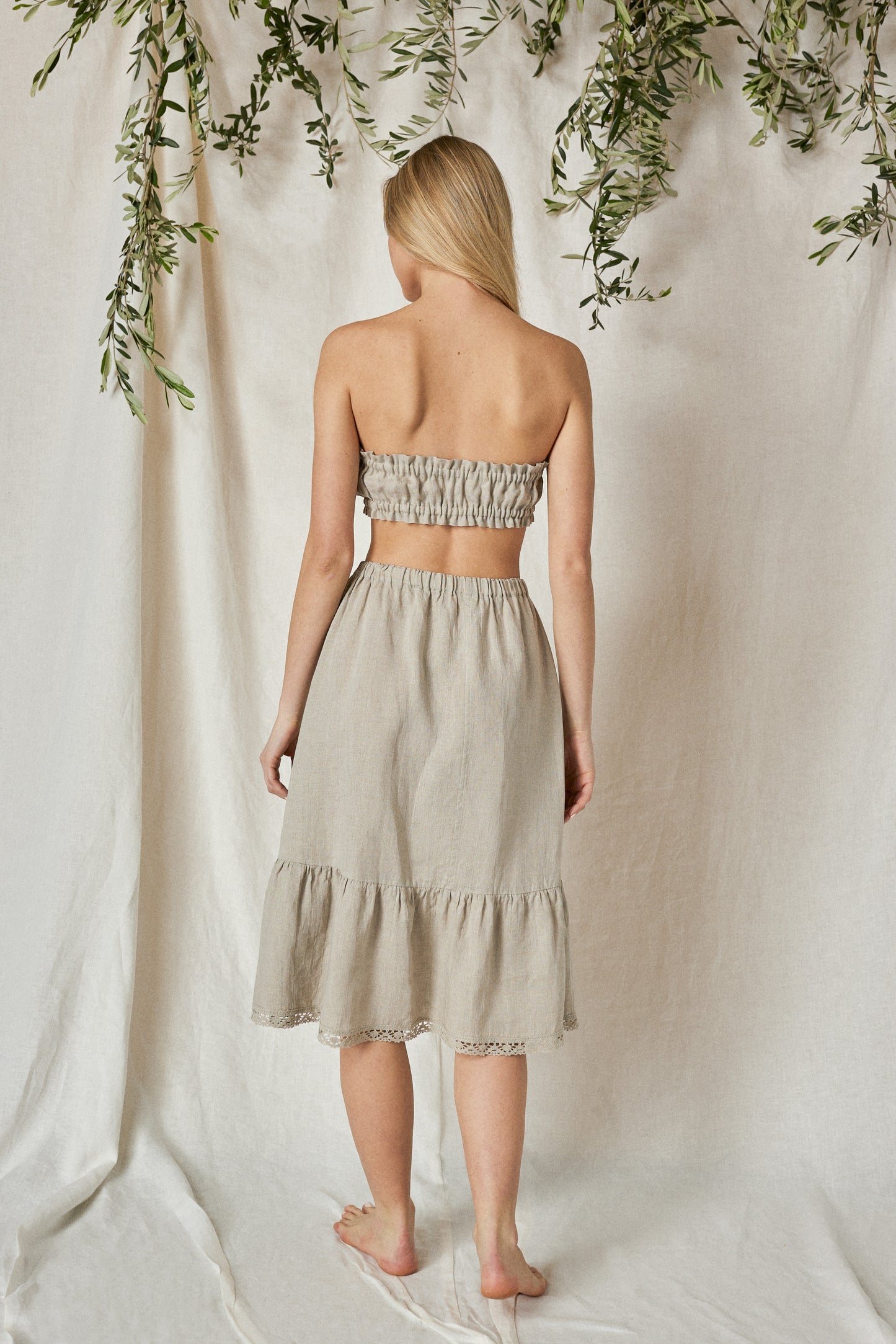 Linen Half Petticoat/ Underskirt