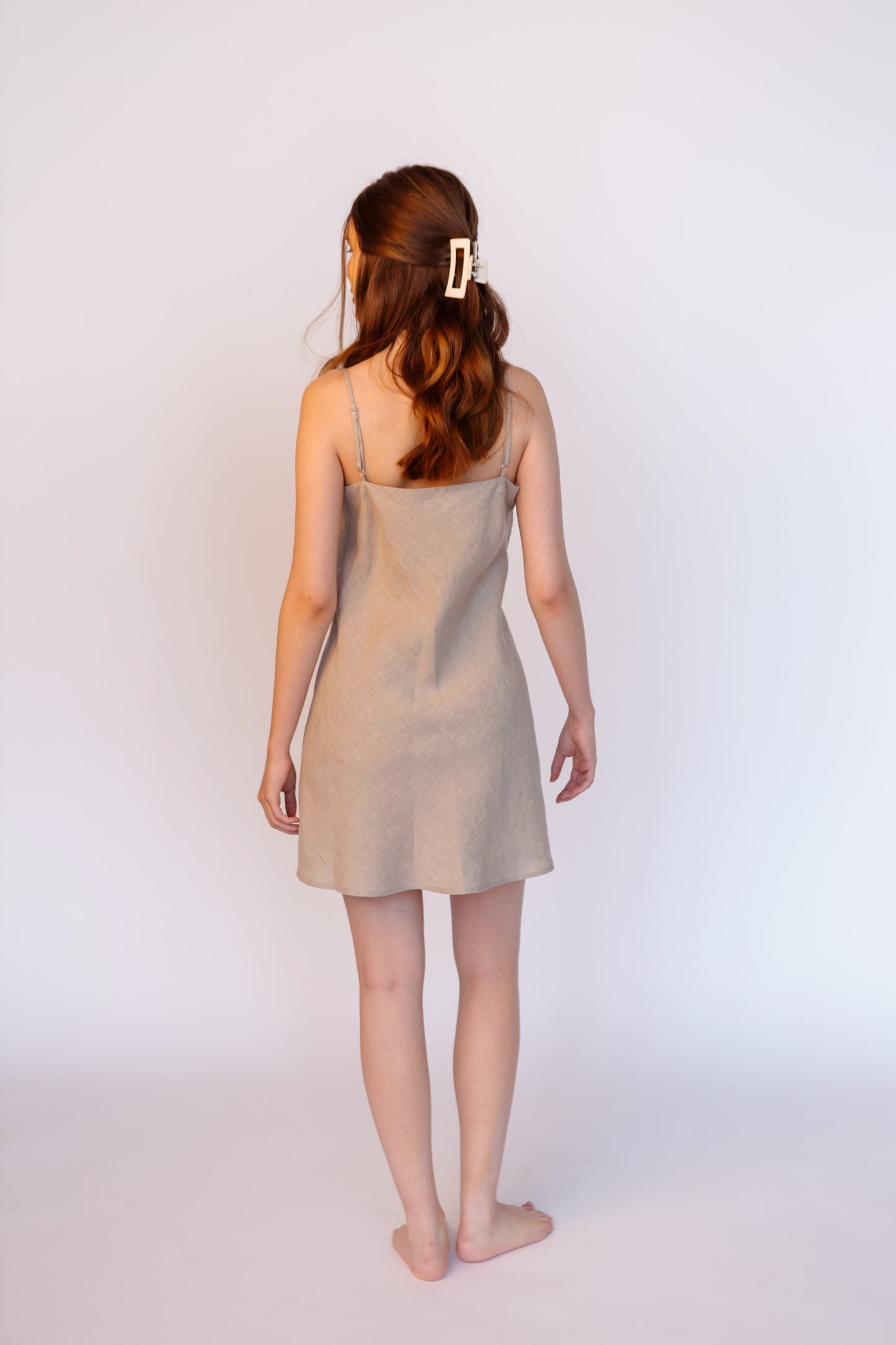 Linen Short Night Gown ANELE