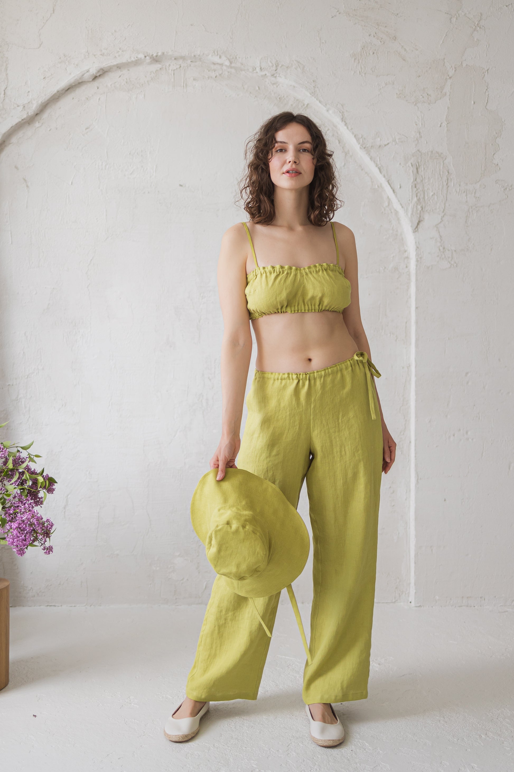 Linen Crop Top RUBY