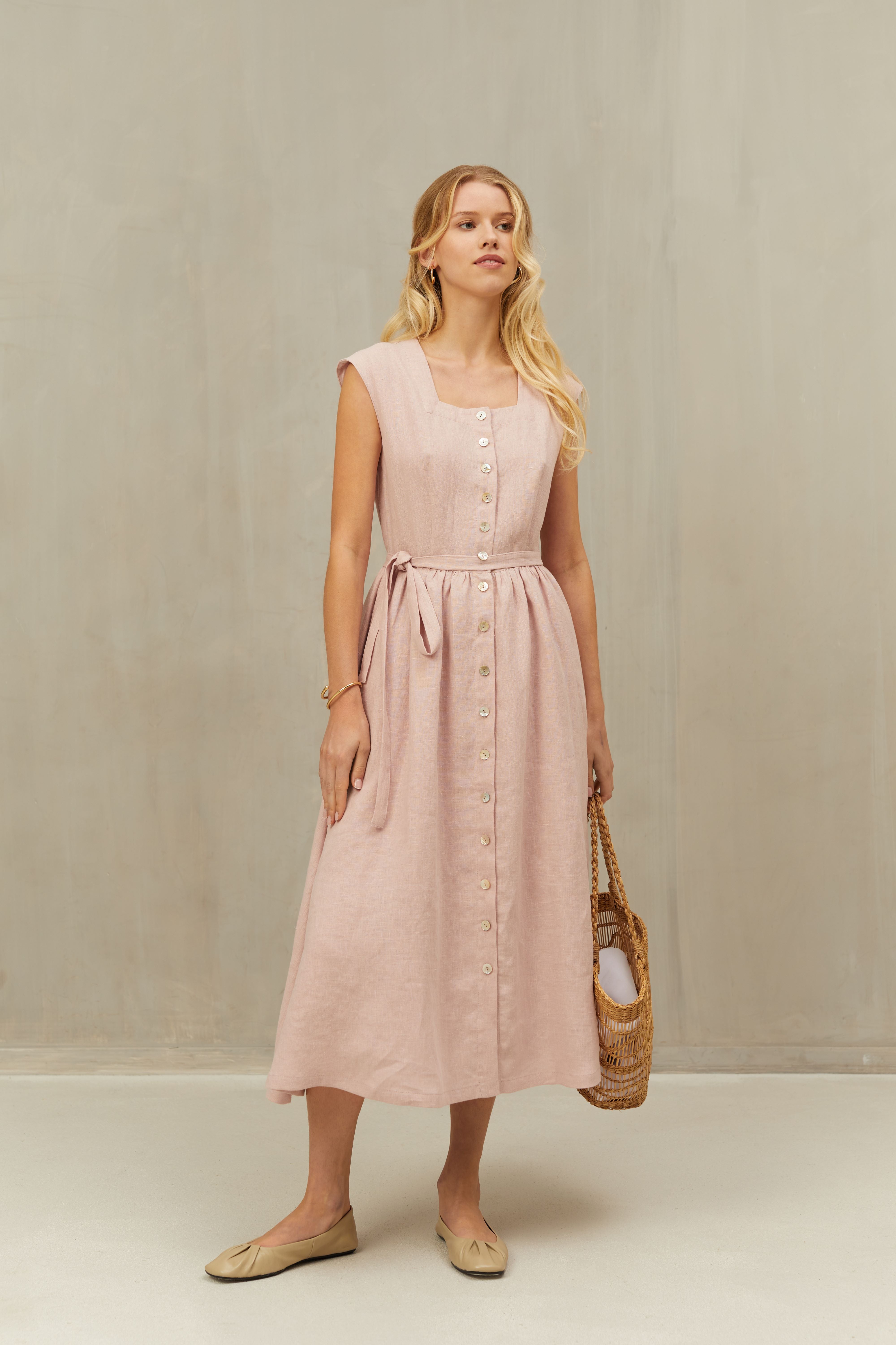 boho linen maxi dress Off Shoulder Boho Dress