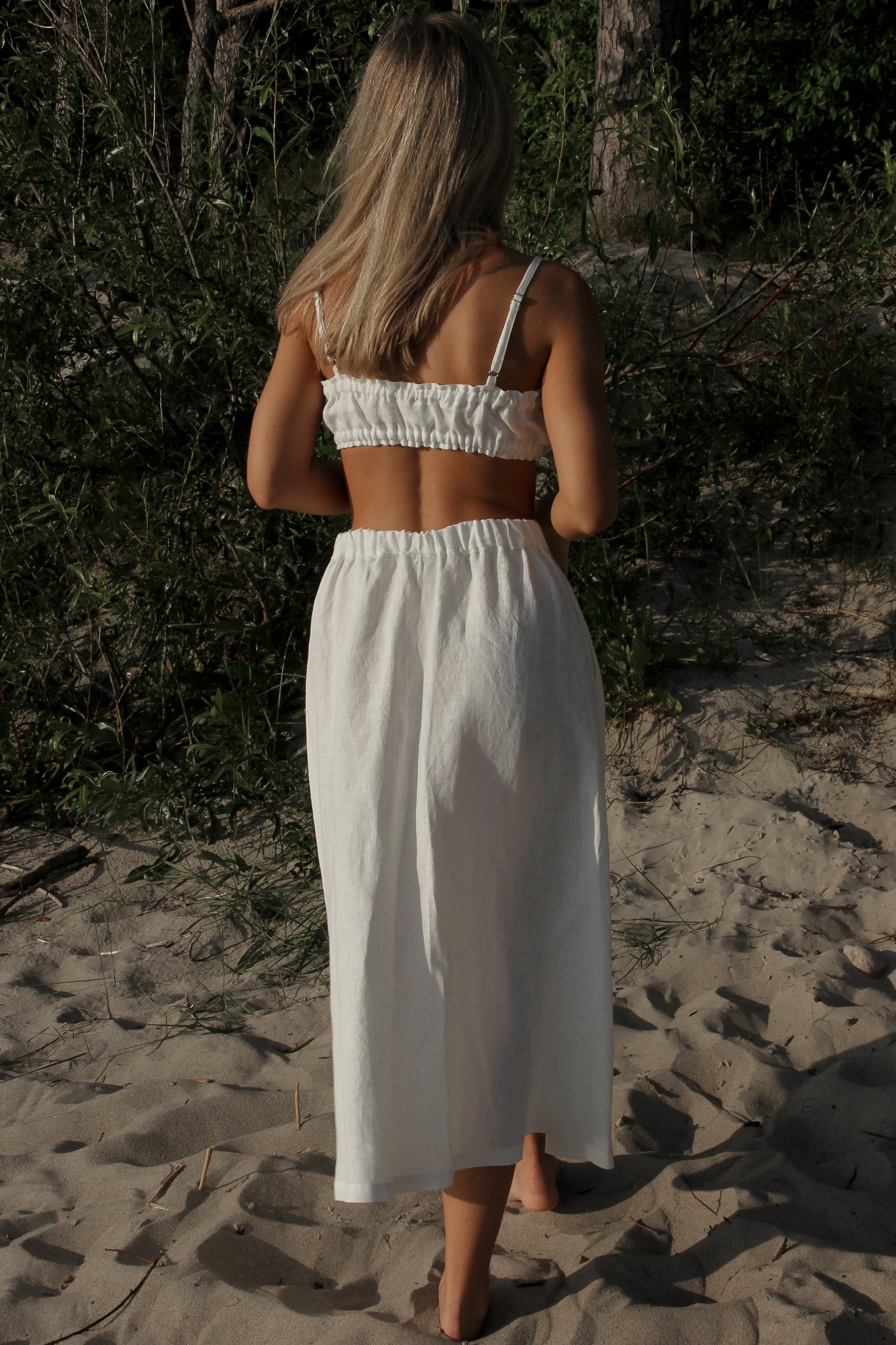 Linen Crop Top RUBY