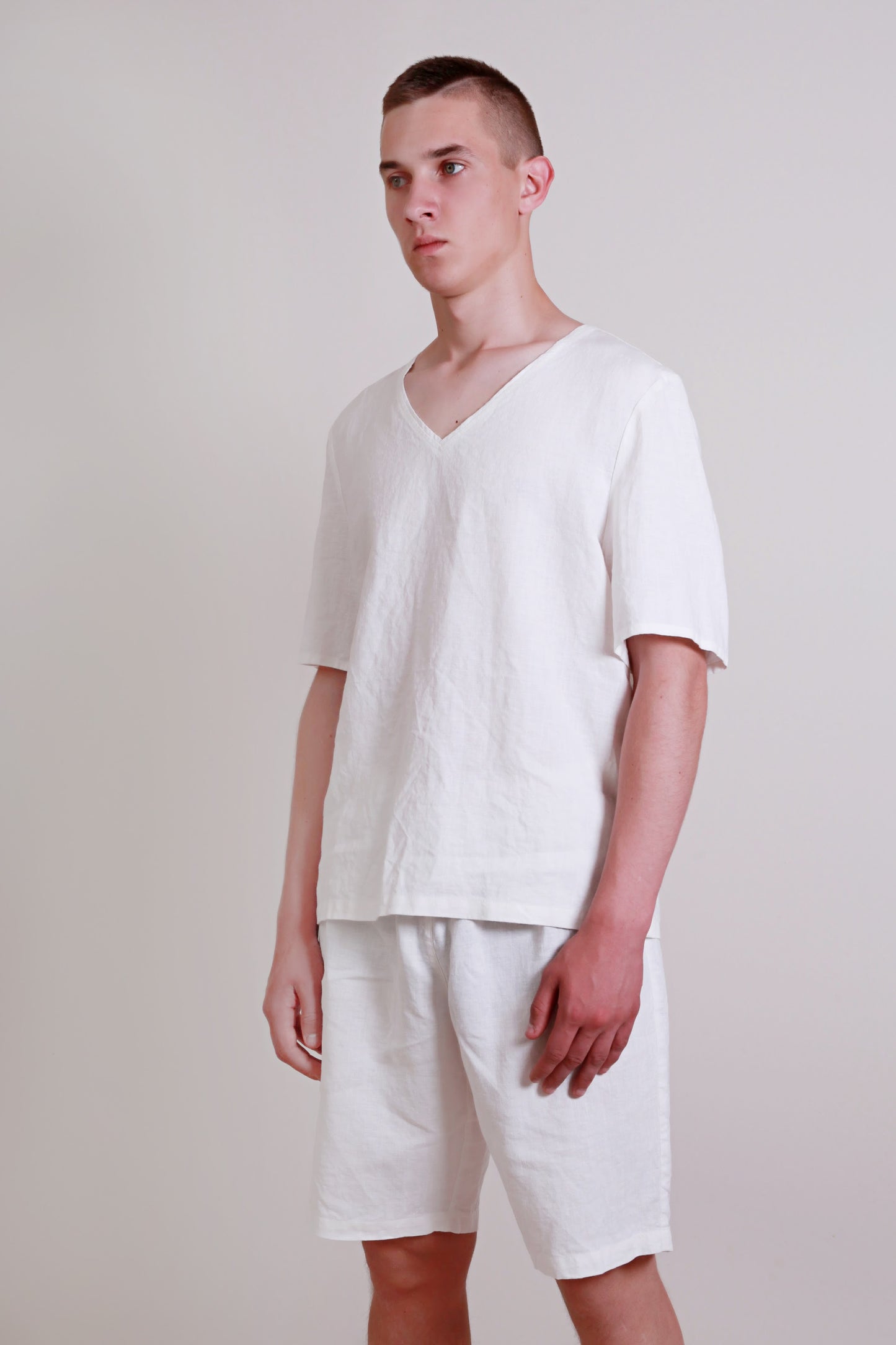 Pure Linen Loose Sleep Shorts for Men