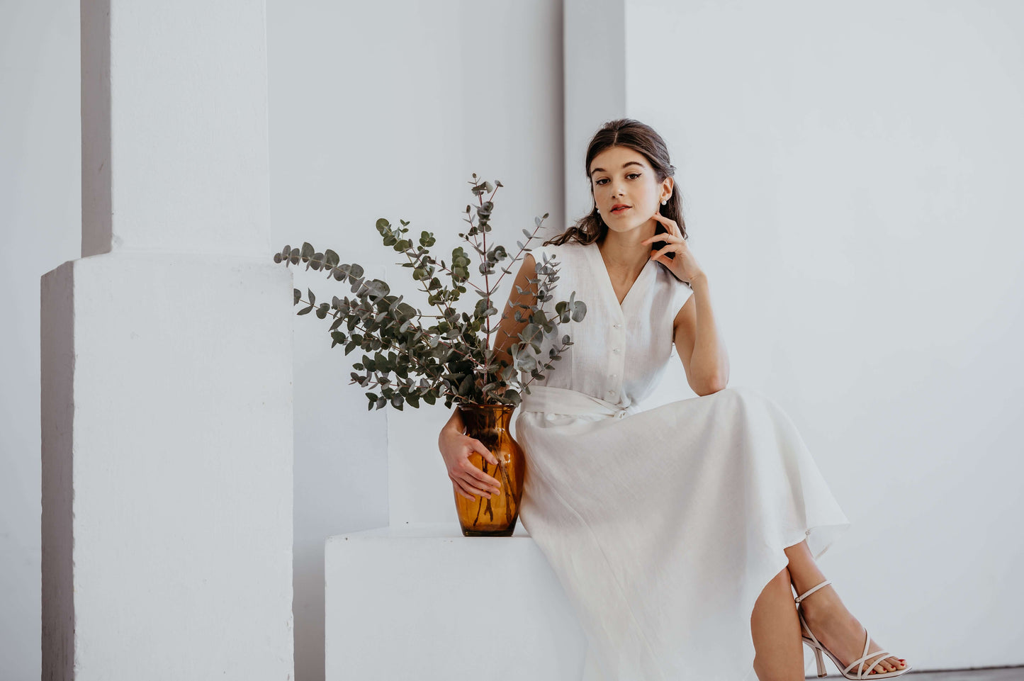 Bohemian Wedding Dress MAGNOLIA/ Vintage Style Bride Dress