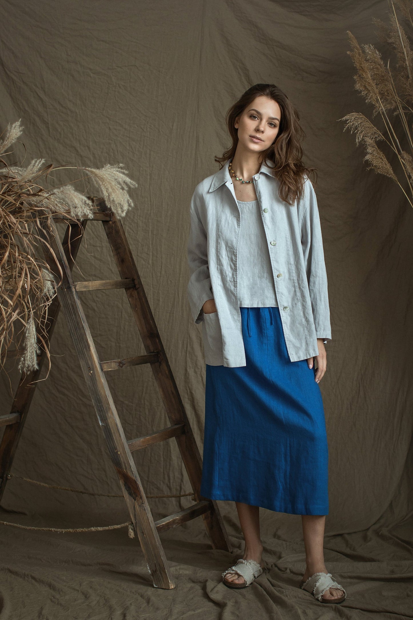 Linen Oversize Blazer BERKLEY In Various Colors