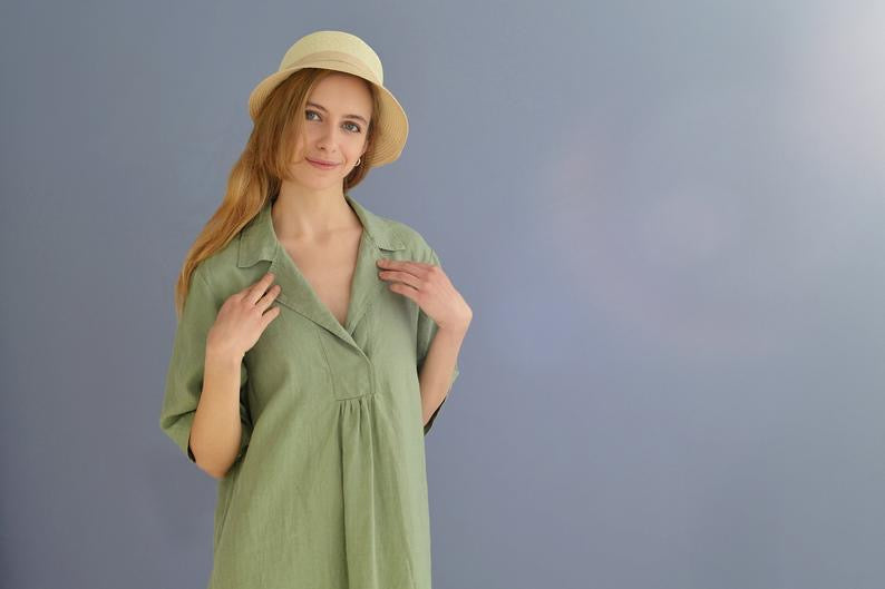 Linen Long Dress LAURA