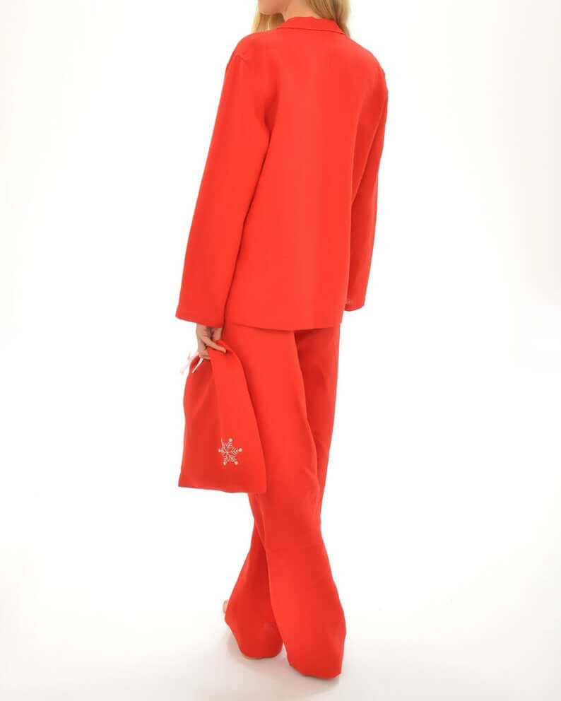 Christmas Linen Pajama SNOWFLAKE For Women