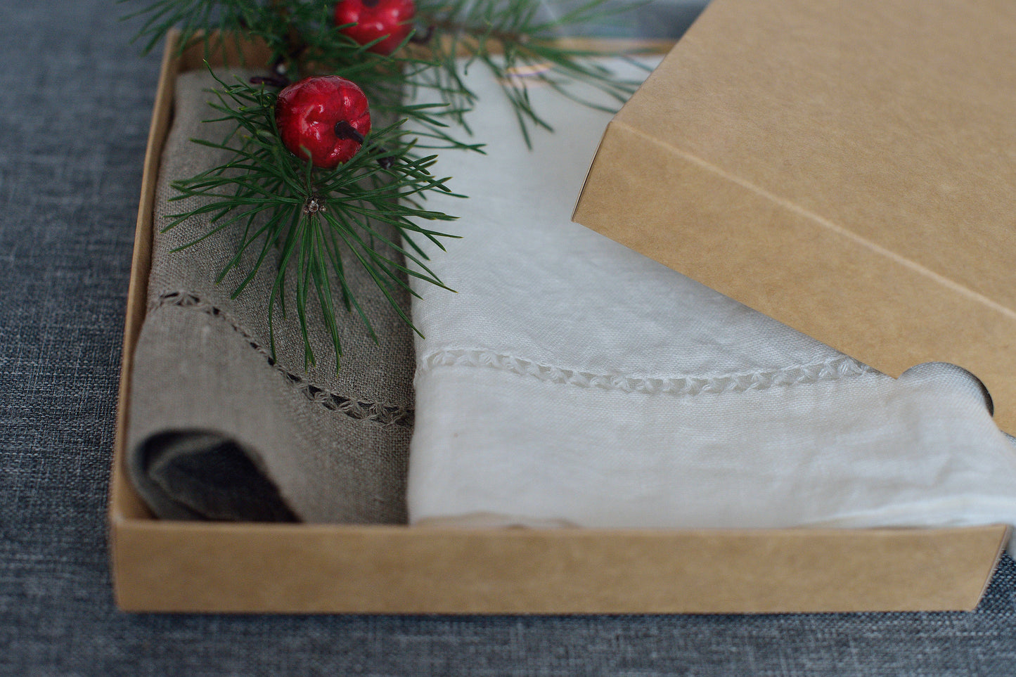 Linen Towel Natural With Drawnwork/ Organic Towel Vintage Handstitched/ Linen Hand Towel Hygge/ Luxury Christmas Linen Gift