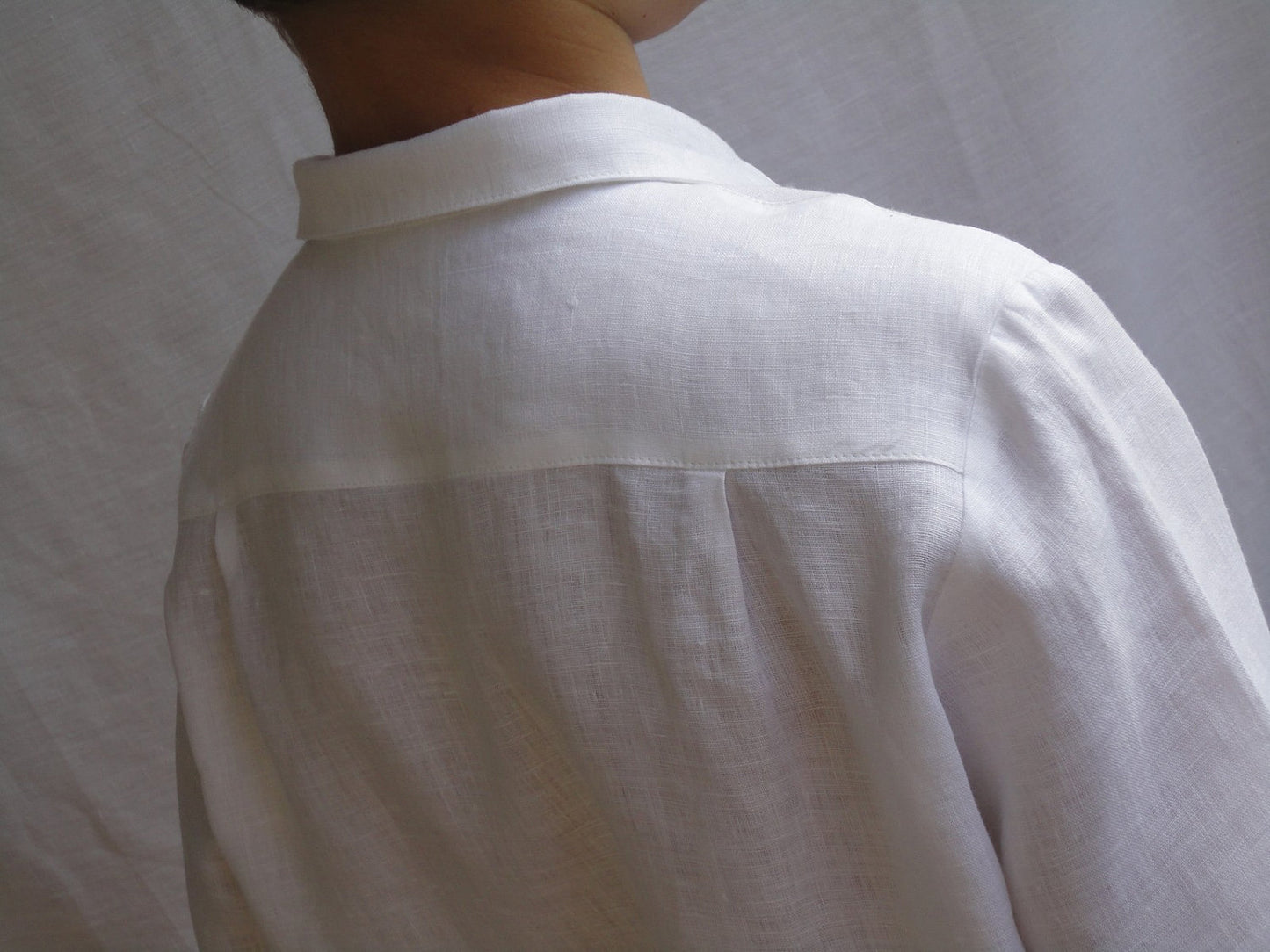 Linen classic shirt for boy 6-12 years