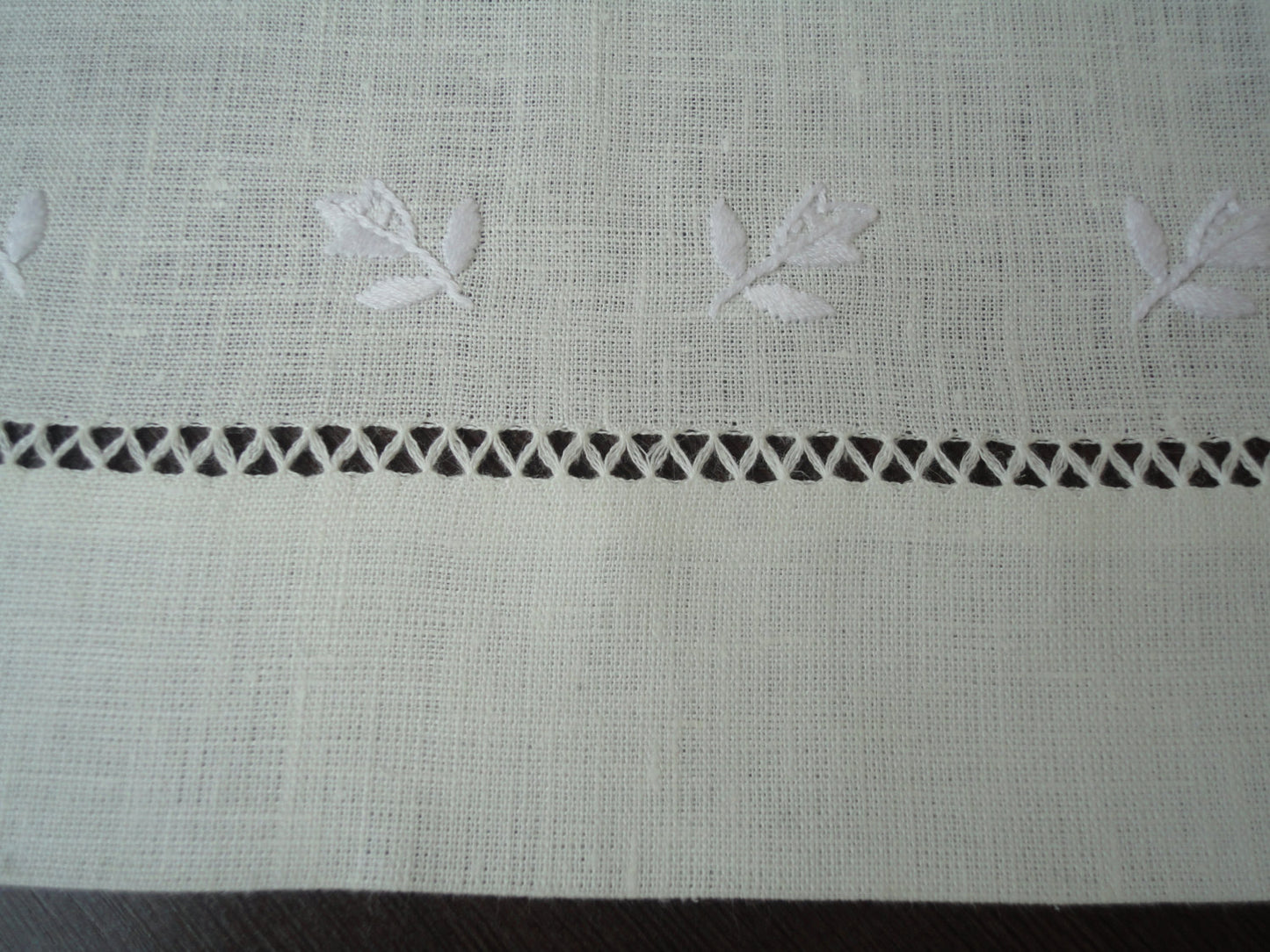 Linen Guest-Face Towel/ Dish Towel Organic/ Handembroidered Towel Linen/ Vintage Christmas Gift / Linen Hand Towel/ Hygge Bath Towel Linen