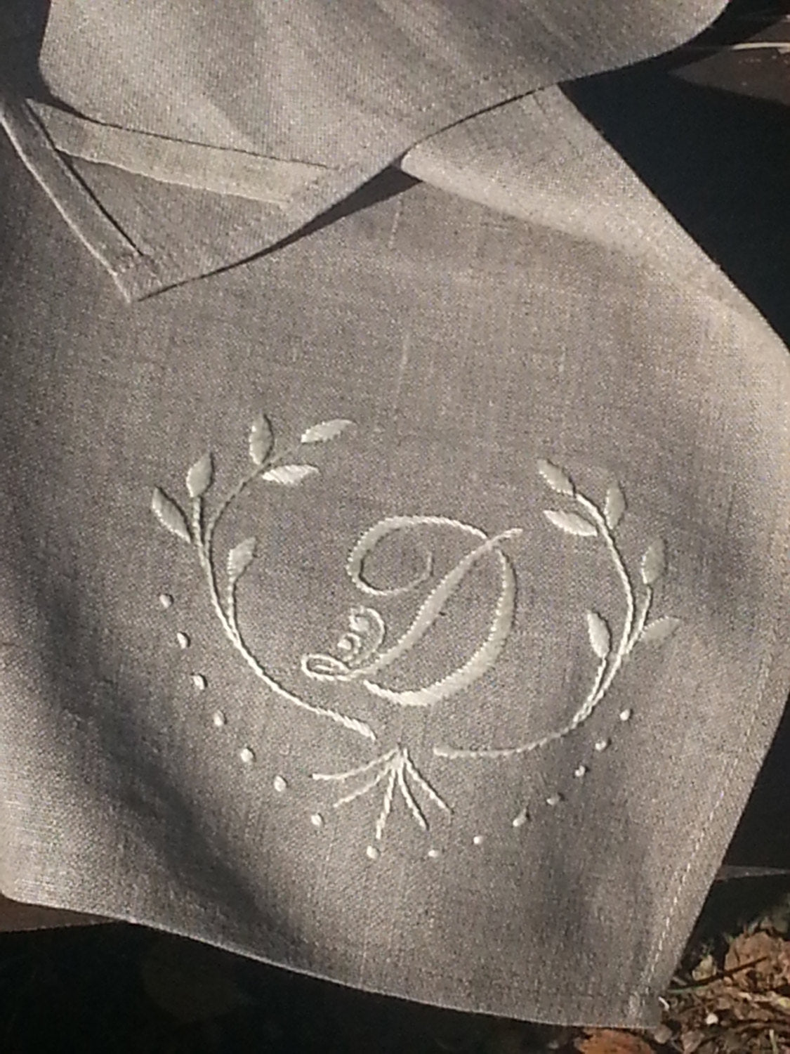 Linen Monogrammed Towel/Guest Towel/Face Towel Linen/ Bath Towel/Hand Towel/Kitchen Towel/ Christmas Gift/ Luxury Linen