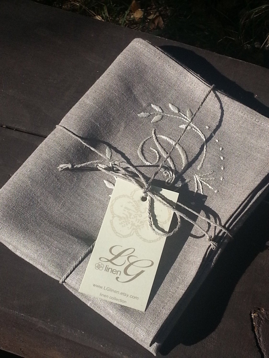 Linen Monogrammed Towel/Guest Towel/Face Towel Linen/ Bath Towel/Hand Towel/Kitchen Towel/ Christmas Gift/ Luxury Linen