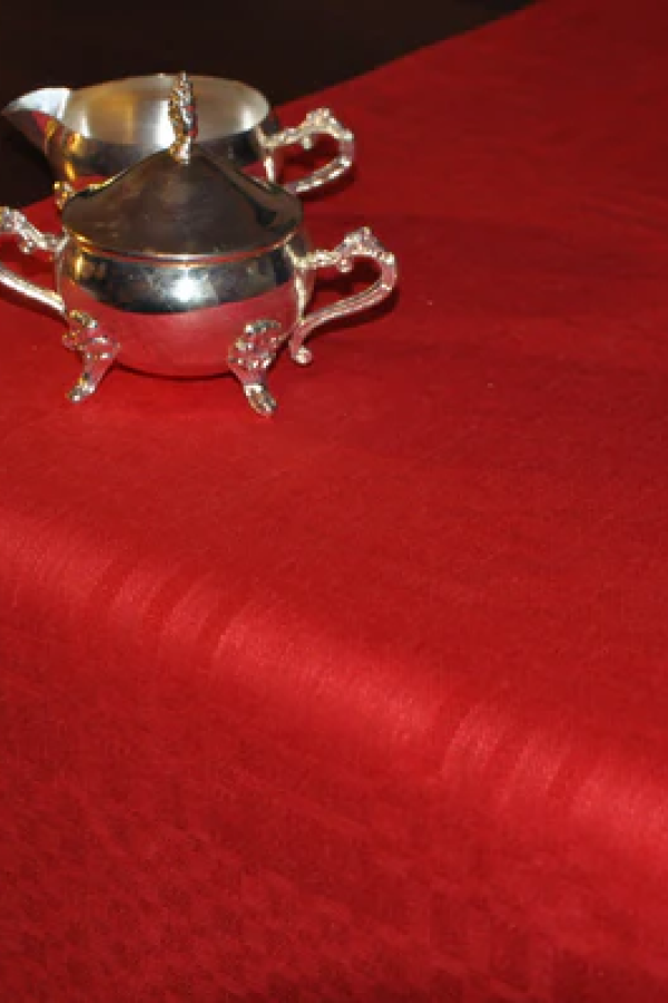 Linen Tablerunner In Deep Crimson Red Linen/ Table Cover Linen/ Linen Christmas Gift/ Linen Christmas Decor/ Vintage Christmas