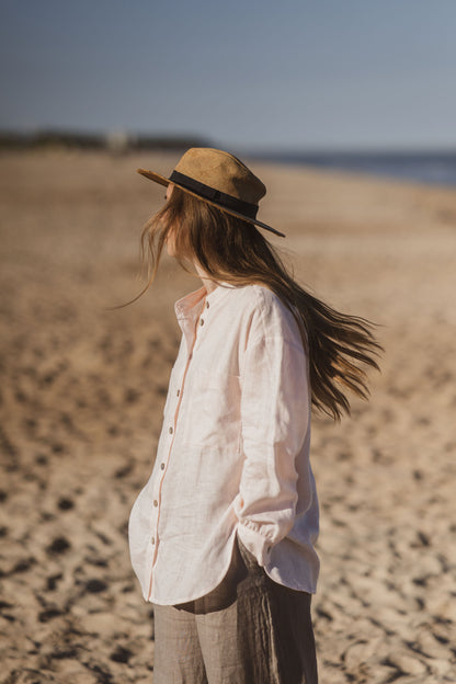 Oversized Linen Shirt for Women  DALIA