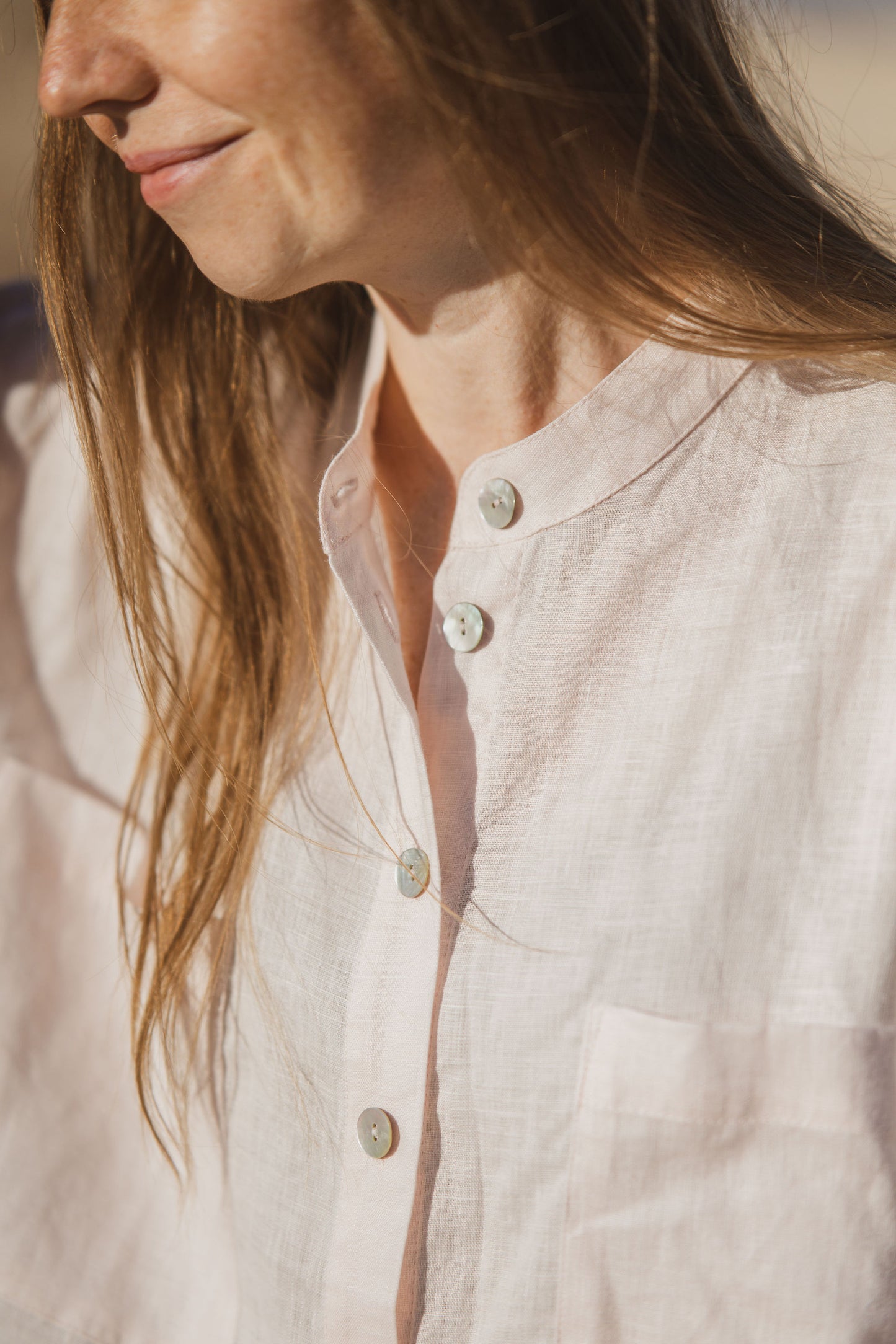 Oversized Linen Shirt for Women  DALIA