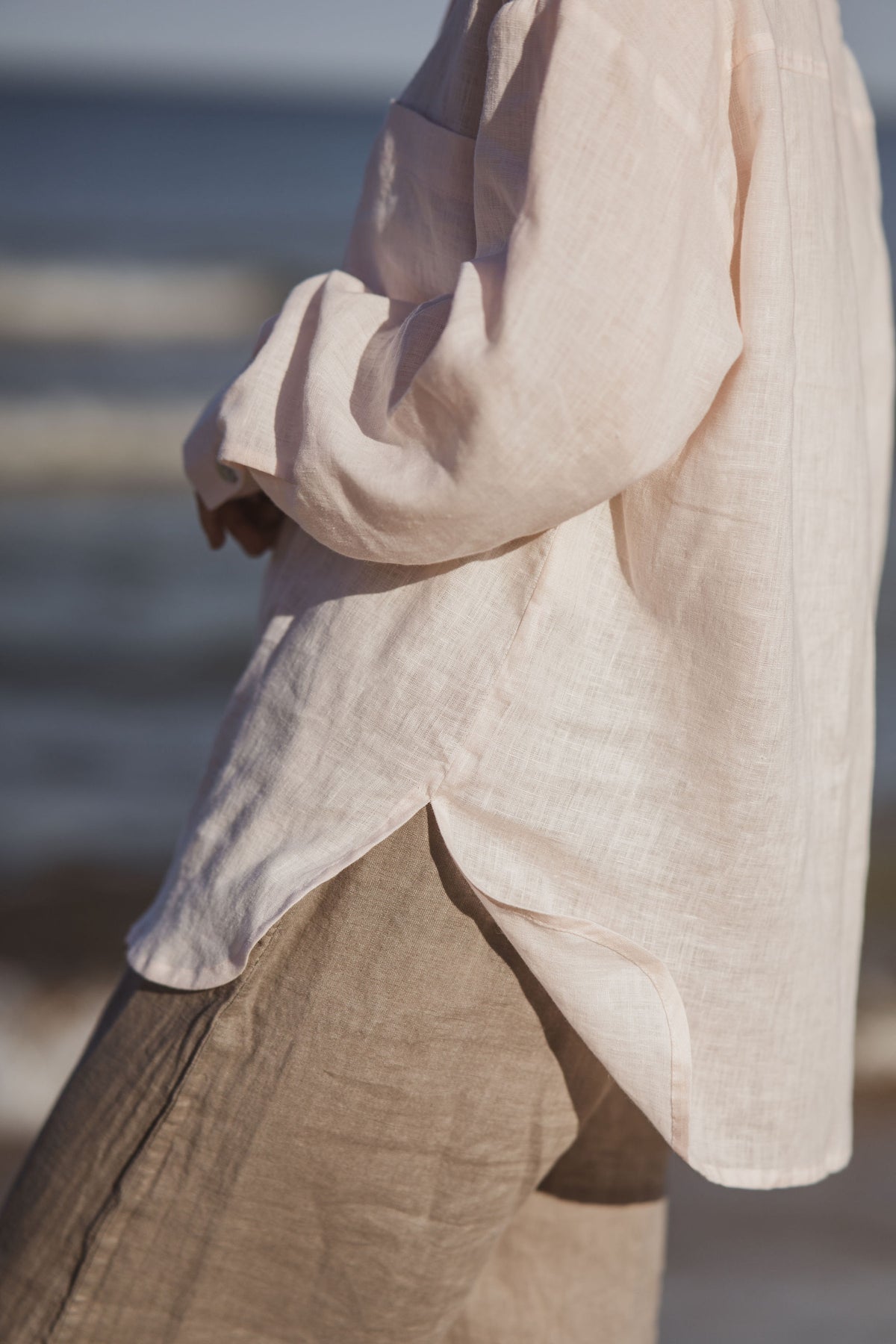 Oversized Linen Shirt for Women  DALIA