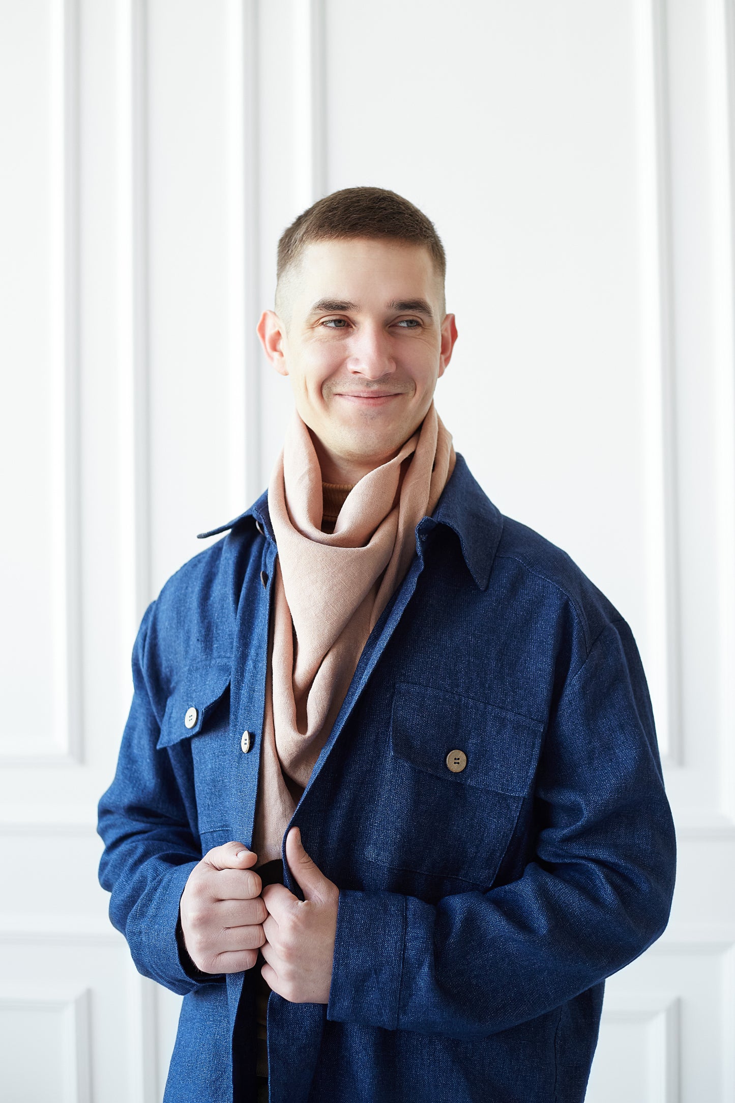 Linen Scarf/Shawl in Various Colors