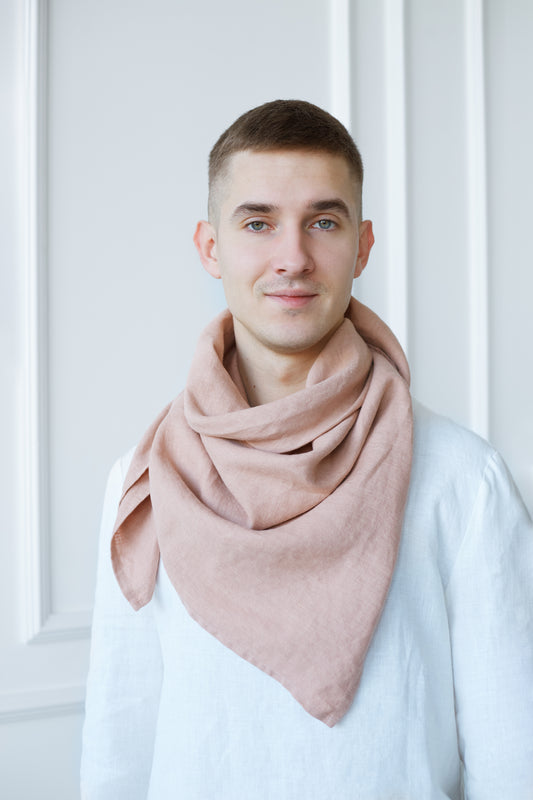 Linen Unisex Shawl in Various Colors