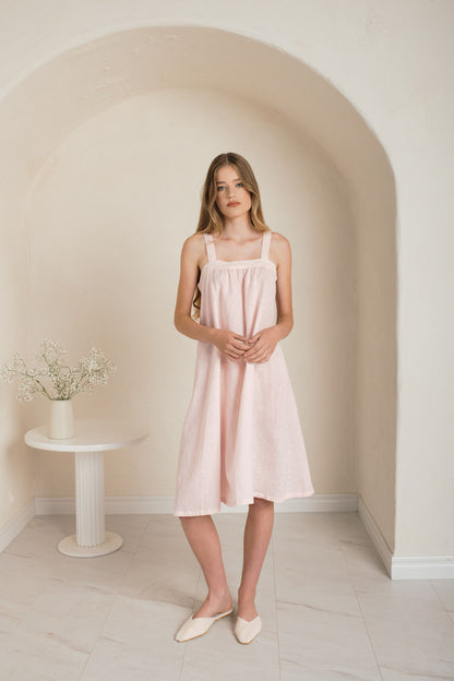 Long Eco-Friendly Linen Nightgown RIVER