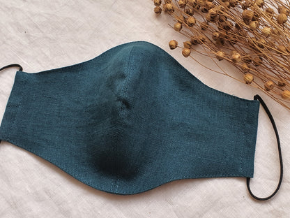 Linen Reusable Face Mask for Adults