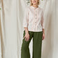 Wide Leg Linen Pants EDNA Ankle Length