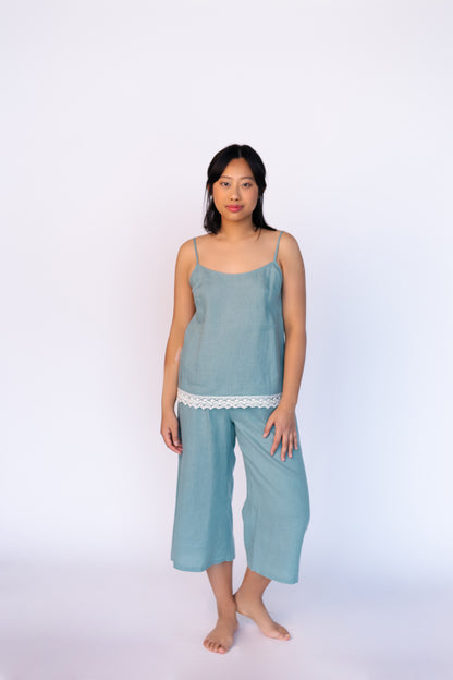 Linen Lace Cami ISABELLA