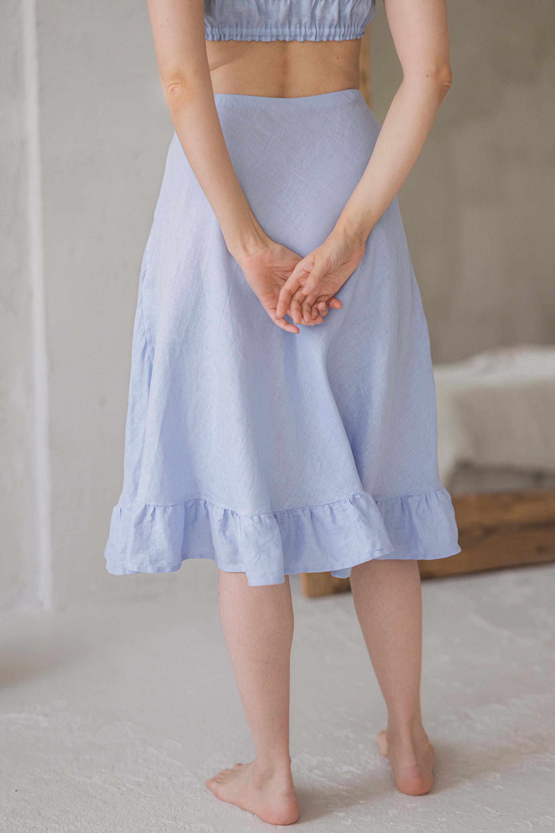 Linen Half Slip MEIDA
