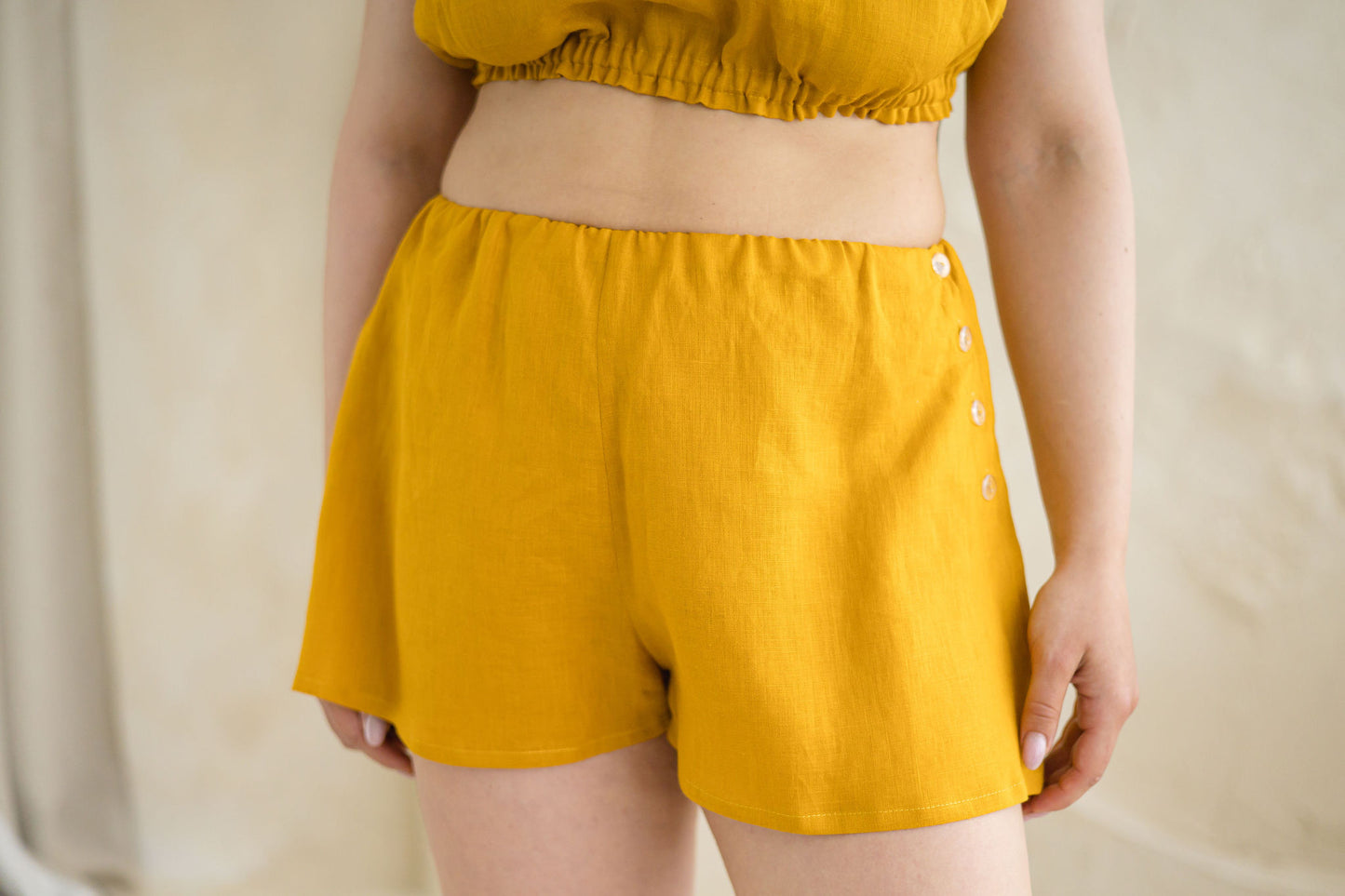 Vintage Linen Lingerie Set
