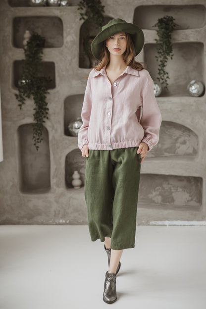 Linen Holiday Travel Sun Hat with Wide Brims