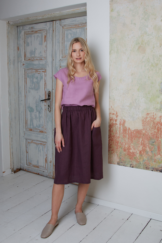 Linen Top ELLA-2 in Various Colors