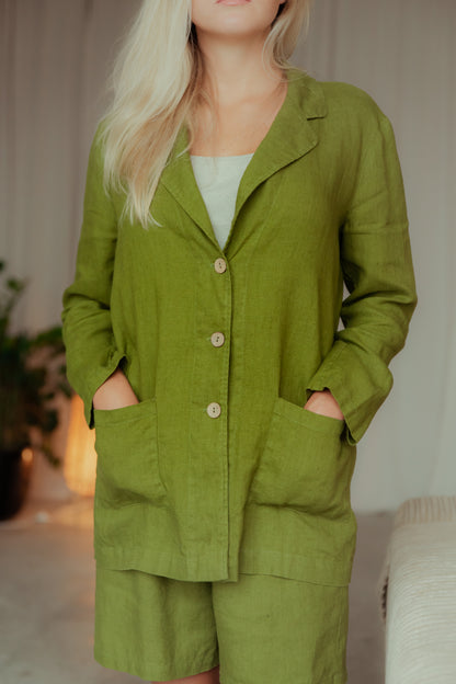 Linen Long Blazer DARIA