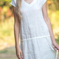Linen Tank-Tunic EDEN with Drawstringed Waist