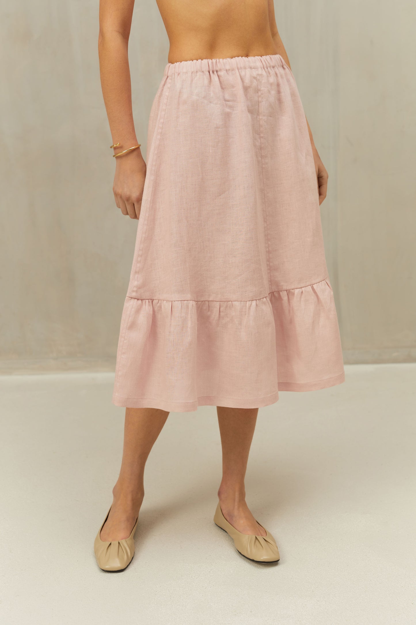 Linen Half Slip/Petticoat Underskirt