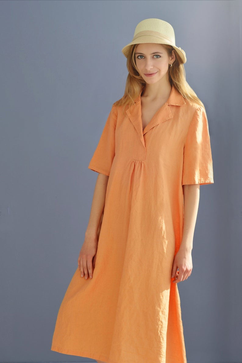 Linen Long Dress LAURA