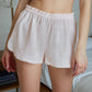 Linen Sleep Shorts ROSIE with Lace for Woman
