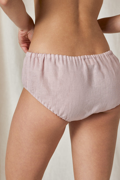 Linen Panties/Knickers  Midi High