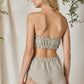 Linen French Knickers High Rise with Lace Back