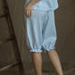 Linen Ruffle Bloomers ANASTASIA Knee Length/ Victorian Style Underwear