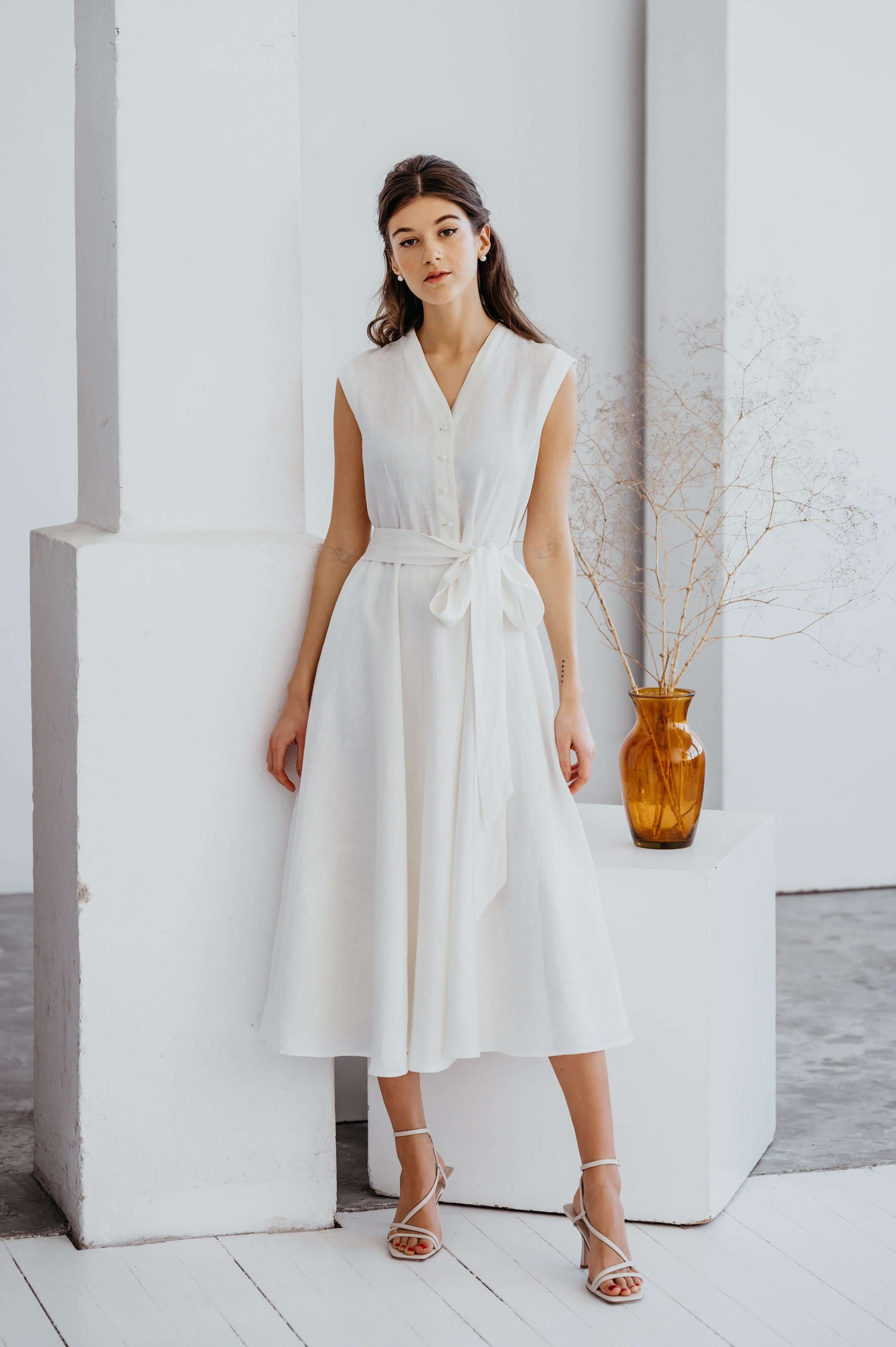 bohemian wrap wedding dress Ready to Ship, Boho Wedding Dress, Beach Wedding Dress, Wrap Kimono Wedding Dress, Rush Order Wedding Dress, Hippie Style FREYA