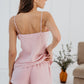 Linen Summer Pajama Set CONSTANCE For Women with Shorts