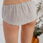 Full Brief Linen Panties/Knickers River Midi Rise with Lace At Sides