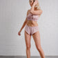 Linen Underwear Set / French Knickers and Ruffled Bandeau