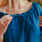 Linen Night Gown PEASANT/ Victorian Style Linen Shirt Oversize