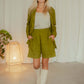High Waisted Linen Shorts Maya