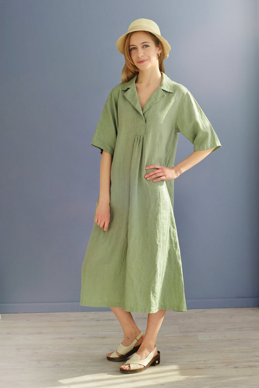 Linen Long Dress LAURA