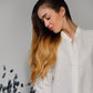 Linen White Longsleeve Shirt ANNA