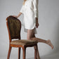 Linen Night Shirt MARTA with Buttoned Front